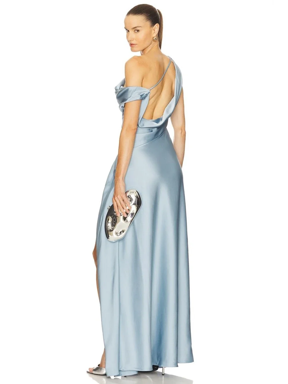 NWT $548 ET OCHS Camilla Gown in Cerulean Frost Size 8 - Picture 5 of 8